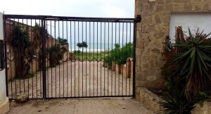 beach entrance